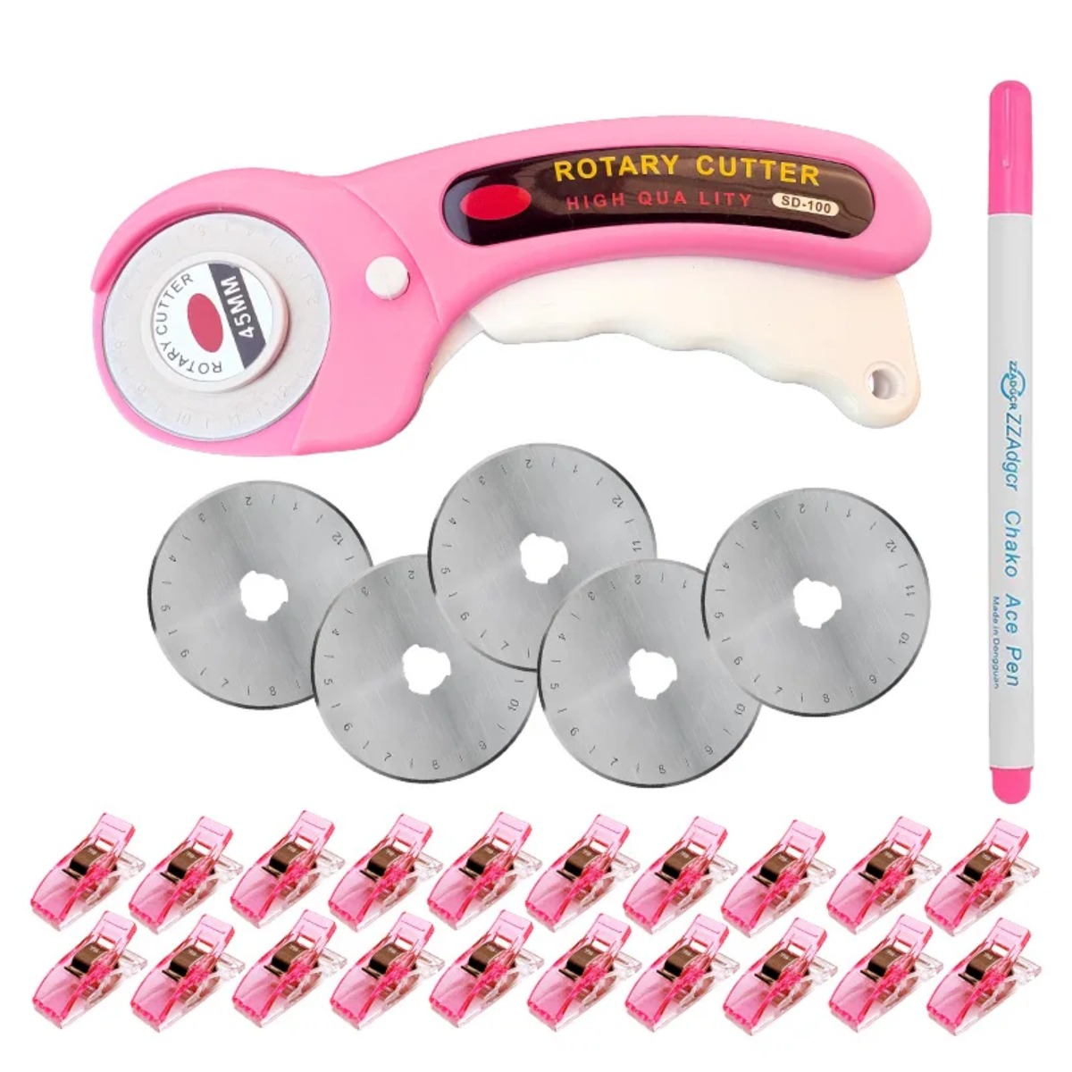 45mm Pink Patchwork Rotary Cut - Rotary Cutter For Fabric 45Mm ulasan dan harga