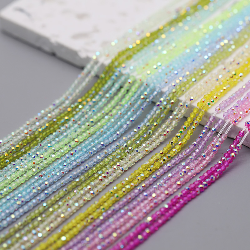 2mm (2 strand 370pcs) Color Cr - Glass Seed Beads 2Mm Jewelry Making ulasan dan harga