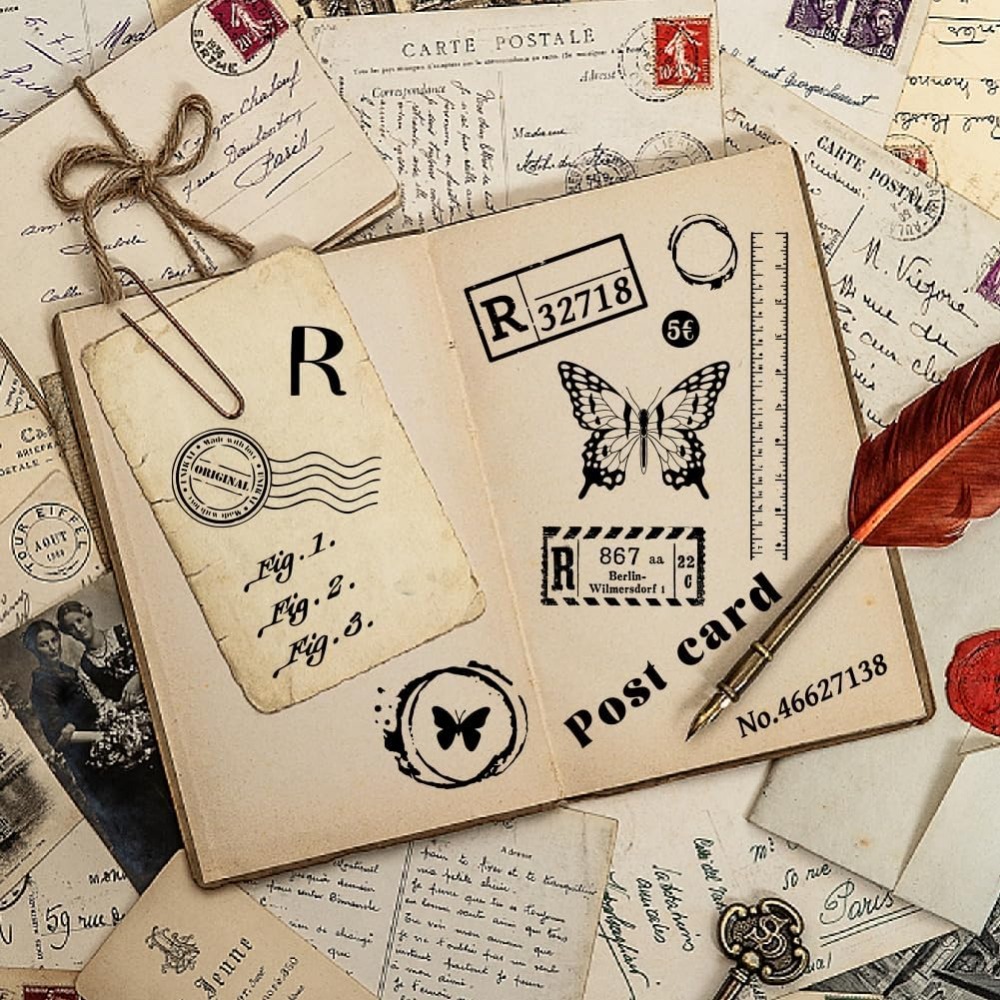 Postage Clear Stamps Variety P - Clear Silicone Stamps For Card Making ulasan dan harga