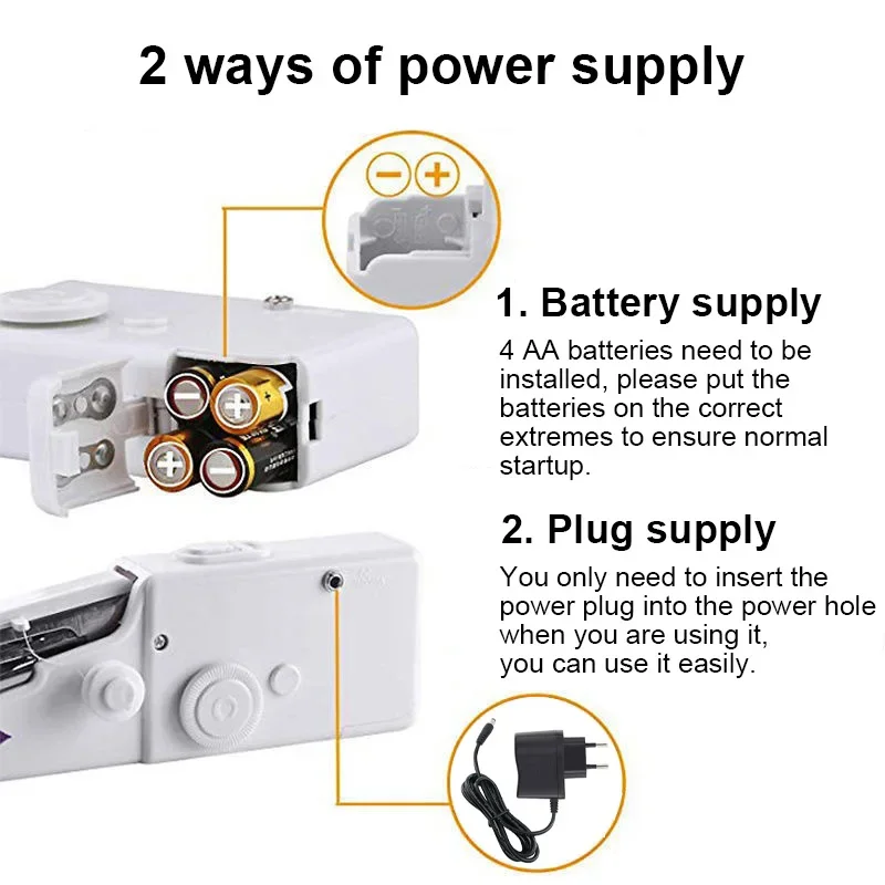 Portable Sewing Machine Manual - Mini Electric Sewing Machine Handheld ulasan dan harga