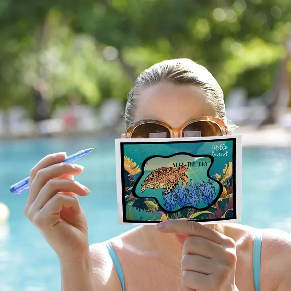 Ocean Life Clear Stamps Marine - Clear Silicone Stamps For Card Making ulasan dan harga