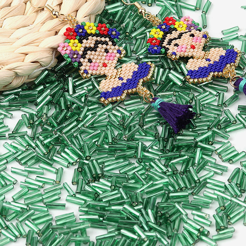 Louleur Twist Bugles Czech Gla - Glass Seed Beads 2Mm Jewelry Making ulasan dan harga
