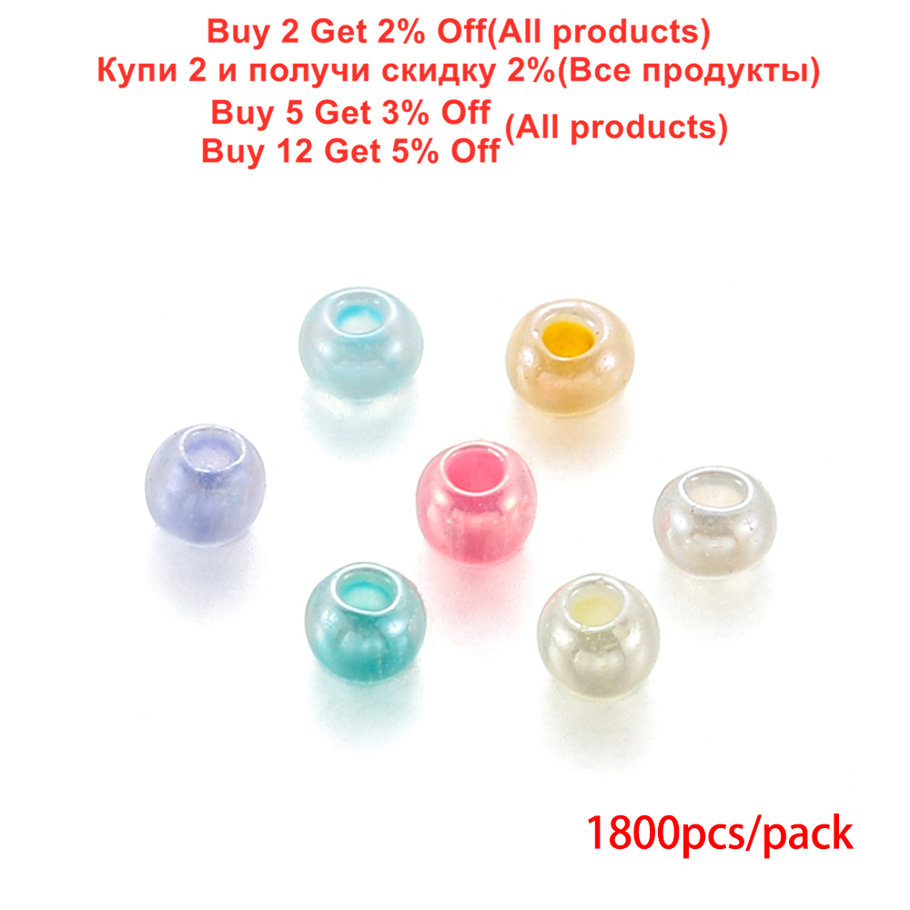 1000/1800Pcs 2mm Candy Color C - Glass Seed Beads 2Mm Jewelry Making ulasan dan harga