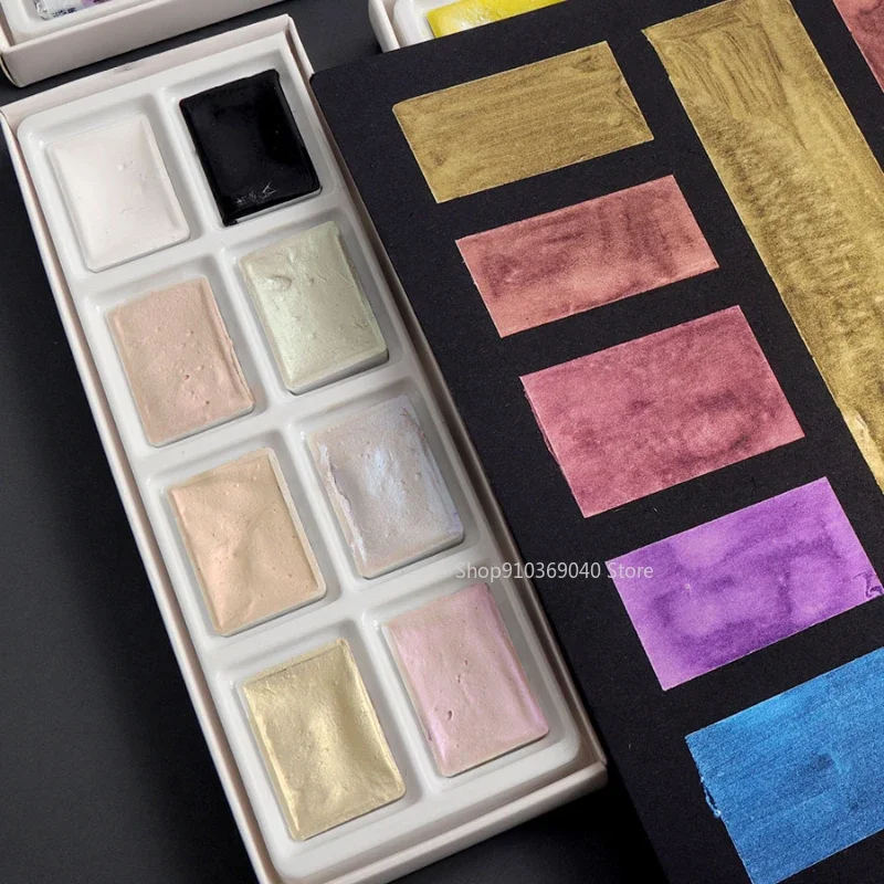 2024 New White Night Master So - Watercolor Paint Set Solid Pigment ulasan dan harga