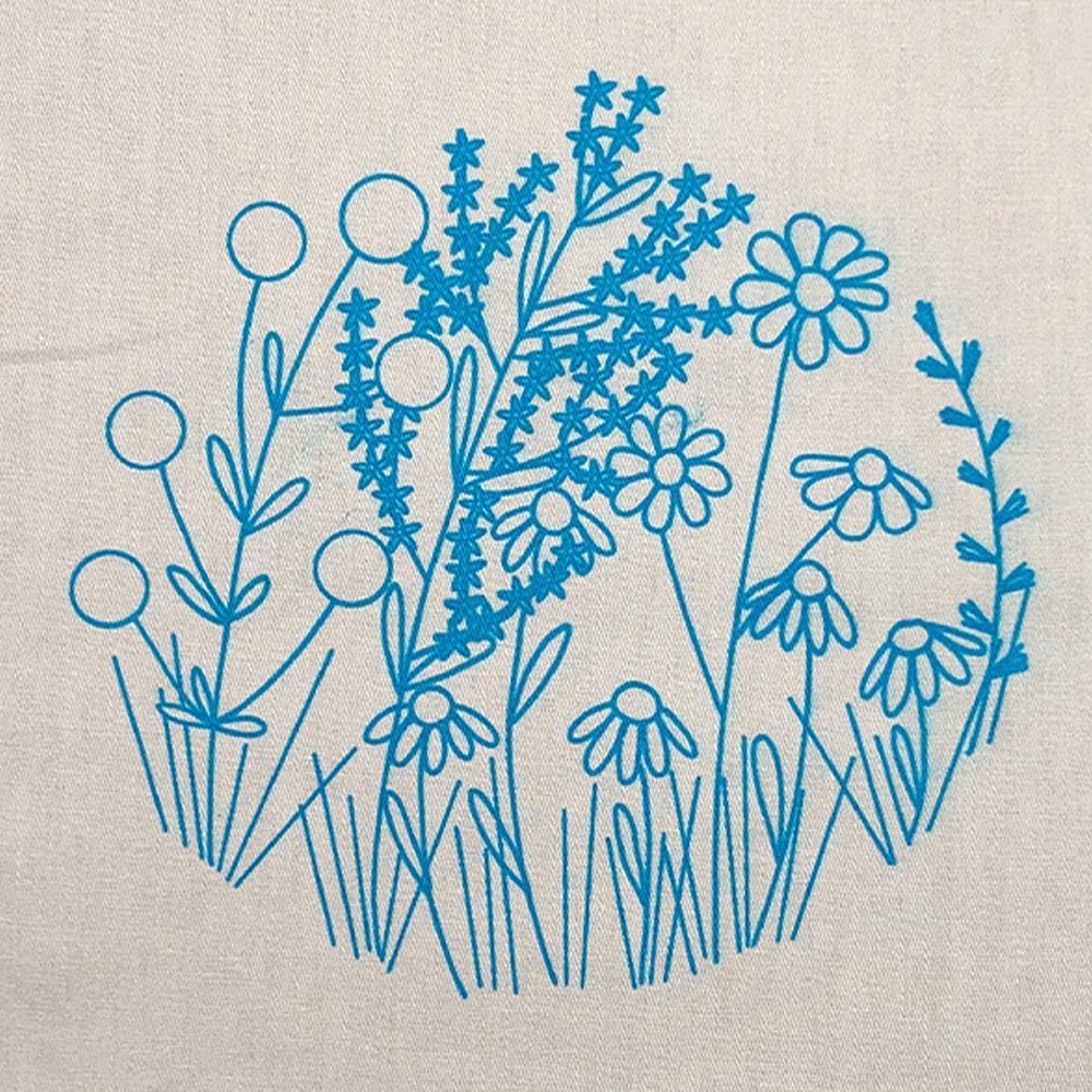 Flower Pattern DIY Embroidery  - Cotton Embroidery Thread Skeins ulasan dan harga